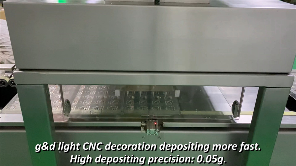 Decoration lollipop chocolate line