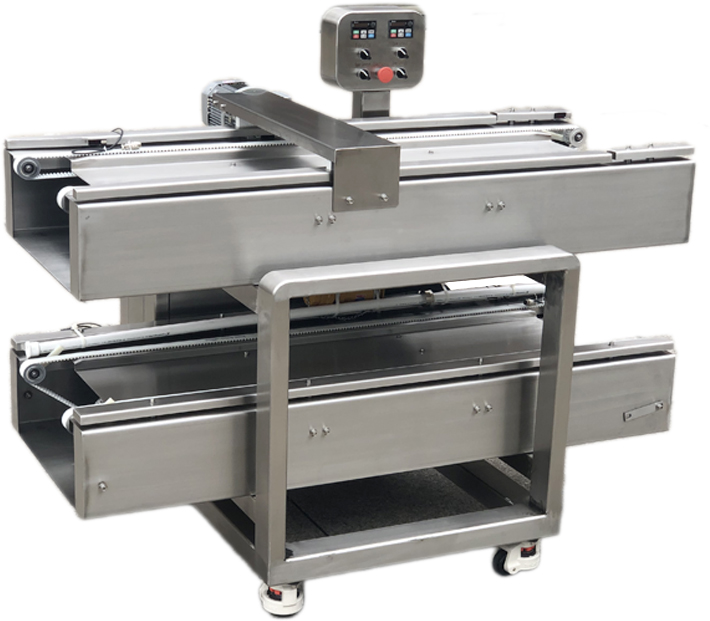 2. Mixture & 2 colors Ice cream Stick chocolate line