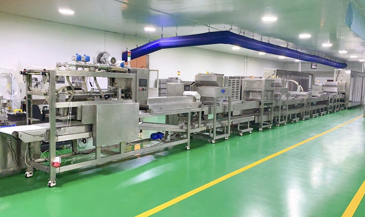 MIXTURE FILLING chocolate shell molding line