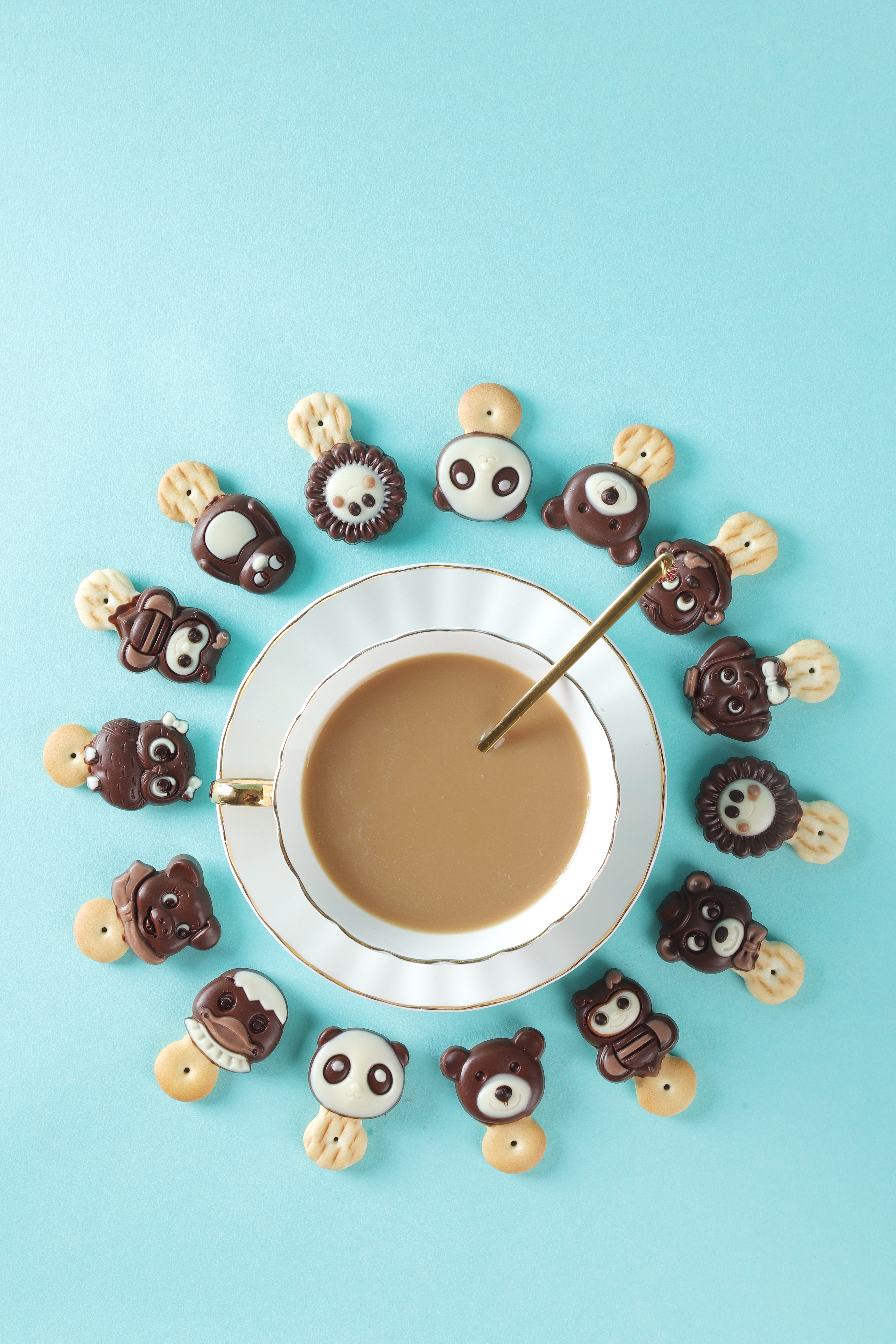 BISCUIT FILLING decoration chocolate line