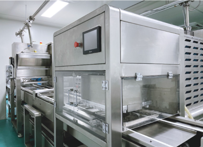 FILLING & Biscuit chocolate shell molding line