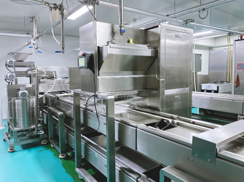 Decoration lollipop chocolate line