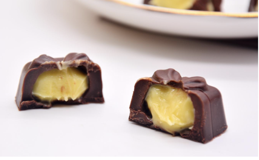 One Shot Caramel filling chocolate line