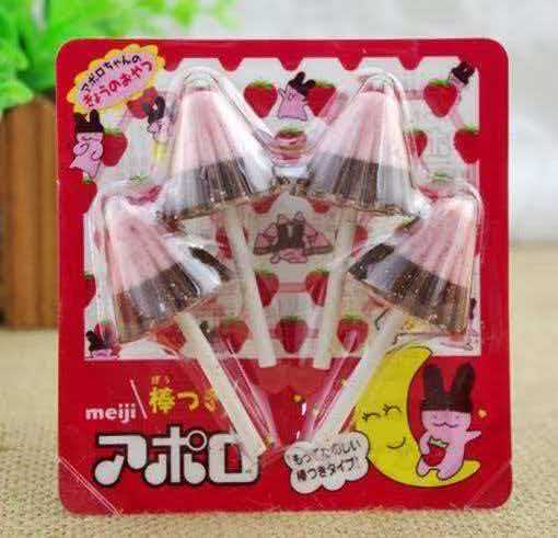 2. Mixture & 2 colors Ice cream Stick chocolate line