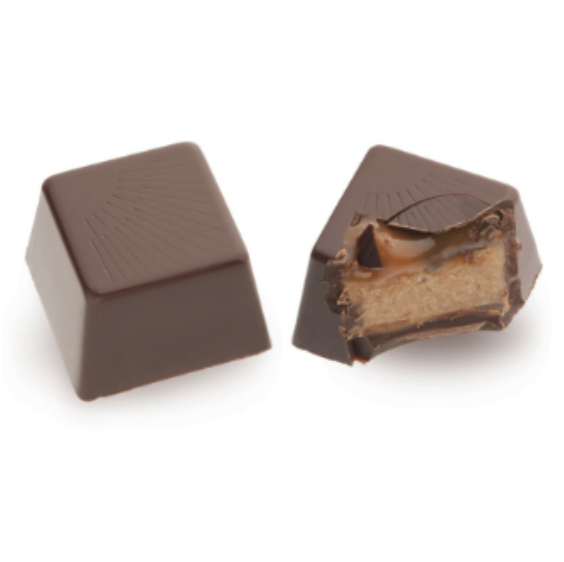 One Shot Caramel filling chocolate line