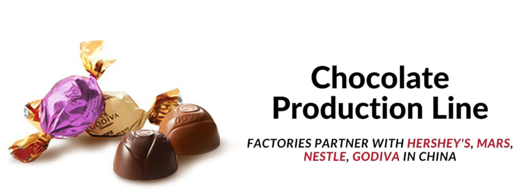 One Shot more fillings chocolate line & TRAYING