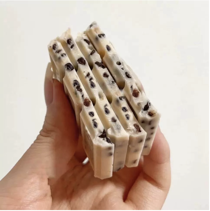 2. Mixture & 2 colors Ice cream Stick chocolate line