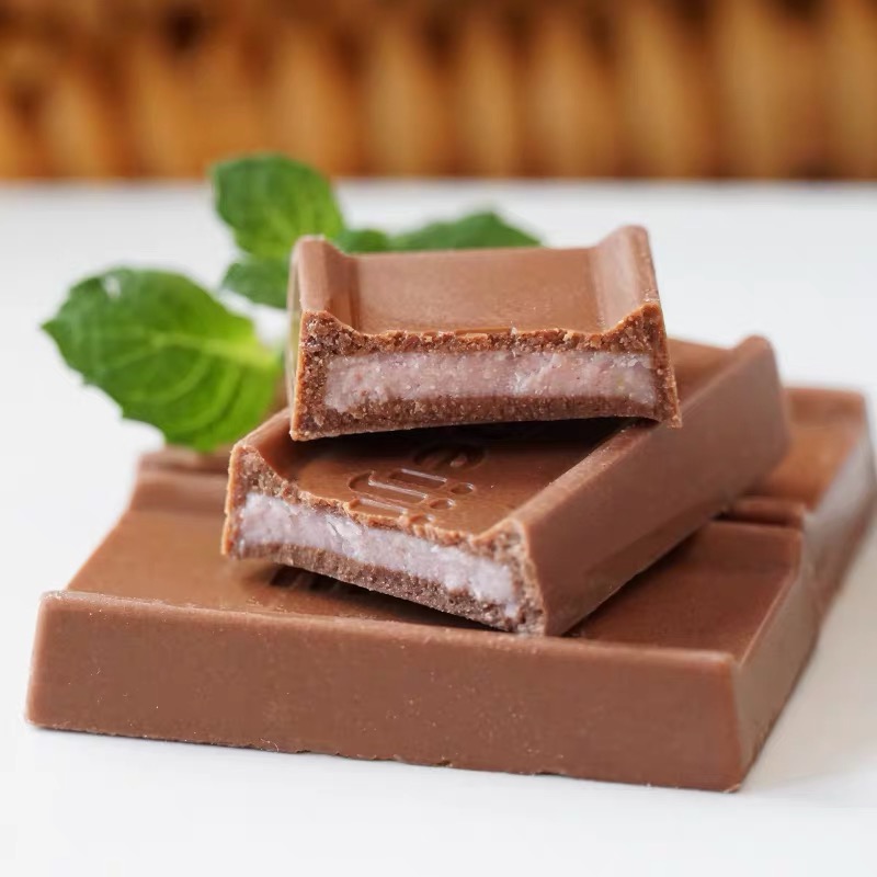 One Shot Caramel filling chocolate line