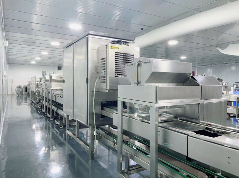 MIXTURE FILLING chocolate shell molding line