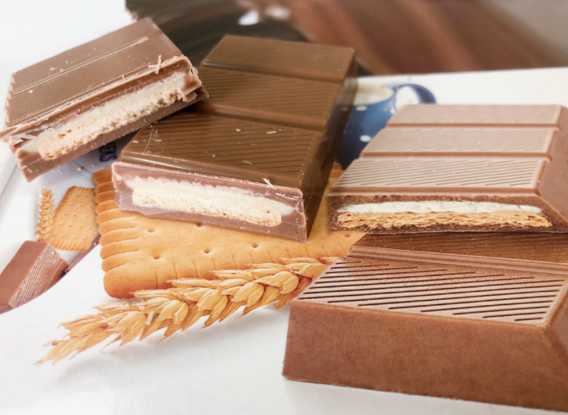 WAFER &; other fillings chocolate shell molding line