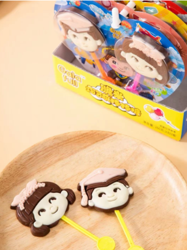 2. Mixture & 2 colors Ice cream Stick chocolate line