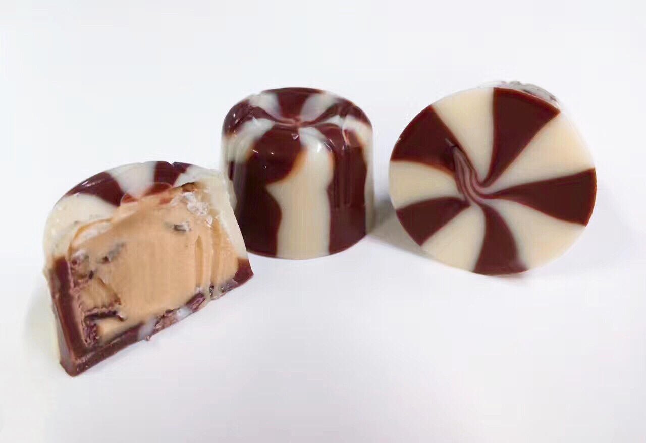 One Shot Caramel filling chocolate line