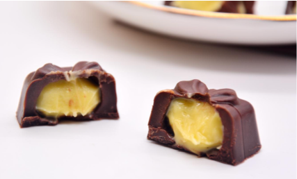 One Shot Caramel filling chocolate line