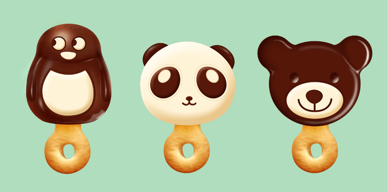 BISCUIT STICK decoration chocolate line (MF-B8)