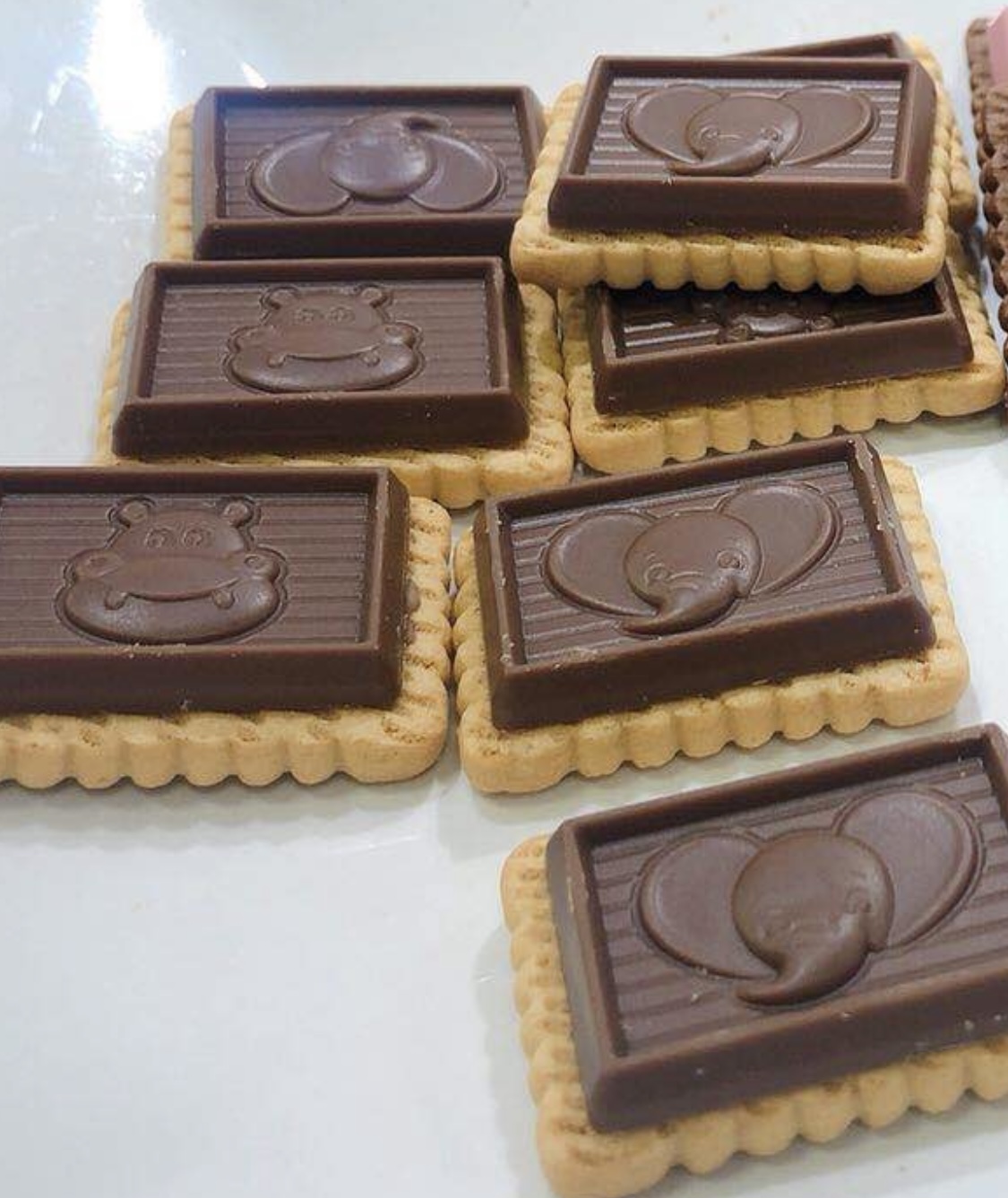 BISCUIT FILLING decoration chocolate line