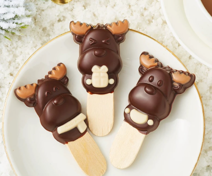 Decoration chocolate line & TRAYING