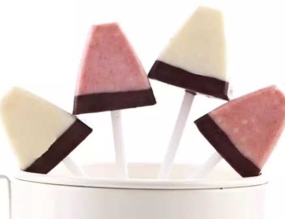 2. Mixture & 2 colors Ice cream Stick chocolate line