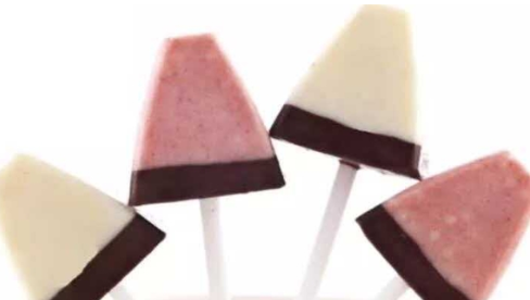 2. Mixture & 2 colors Ice cream Stick chocolate line