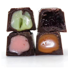 One Shot Caramel filling chocolate line