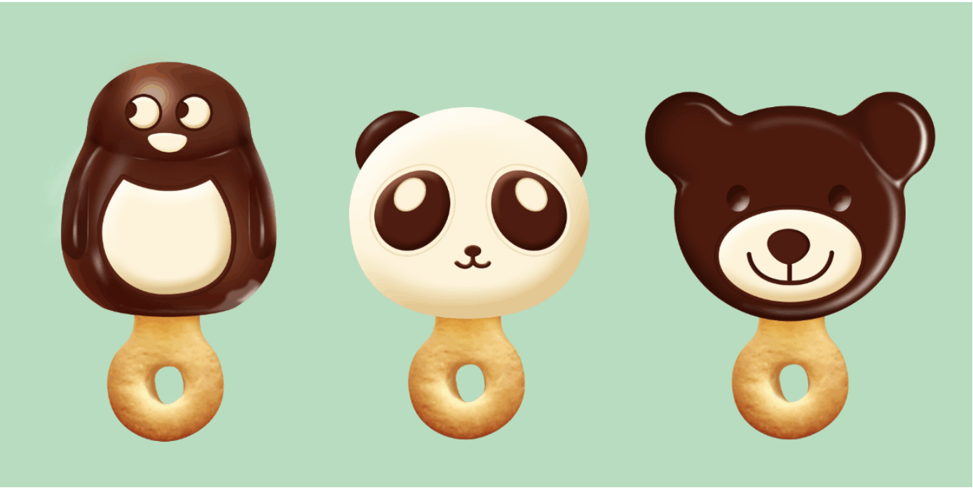 BISCUIT STICK decoration chocolate line (MF-B8)