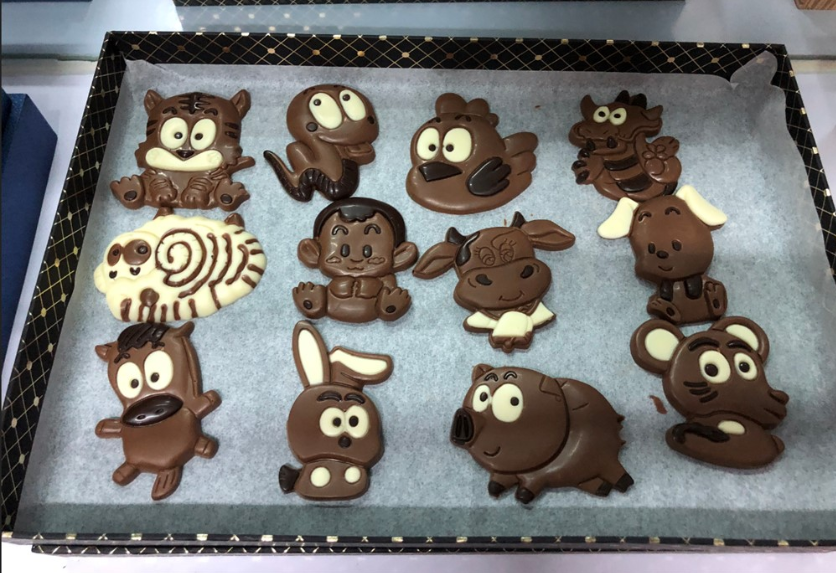 WAFER & other fillings chocolate shell molding line