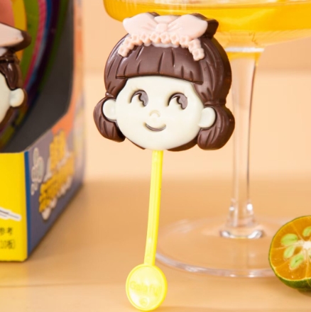 2. Mixture & 2 colors Ice cream Stick chocolate line
