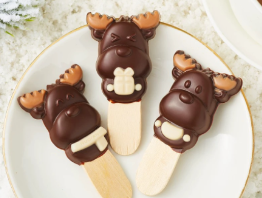 Decoration chocolate line & TRAYING