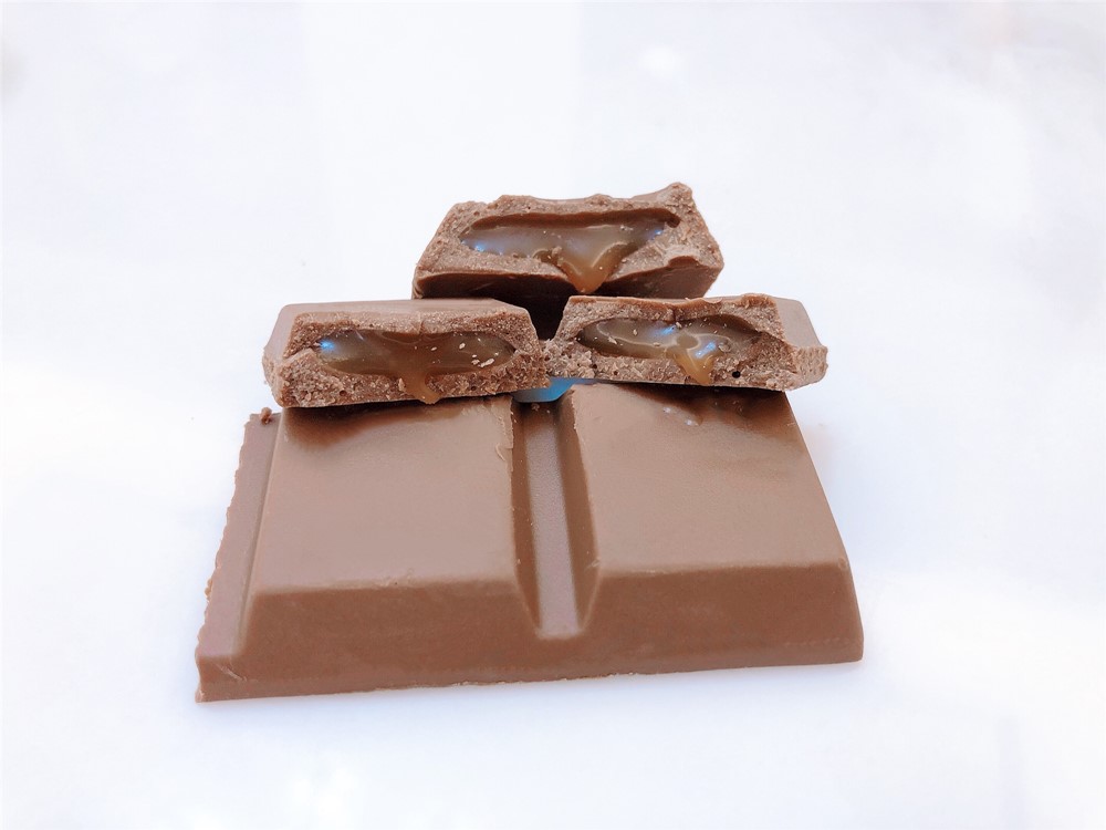 One Shot Caramel filling chocolate line