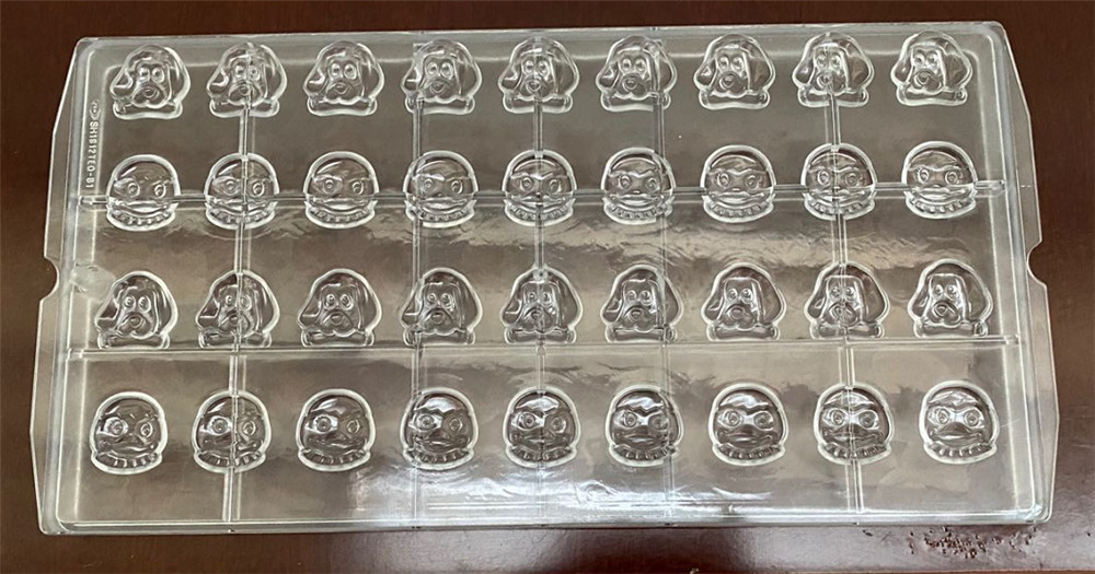 Decoration chocolate line & TRAYING