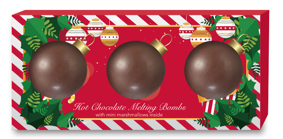 The famous hollow ball with marshmallow inside realize mass production.