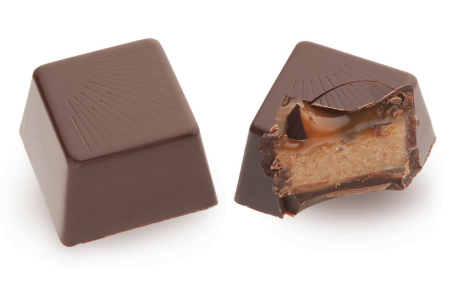 One Shot Caramel filling chocolate line