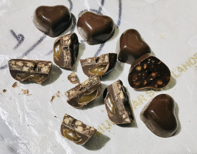 2. Mixture & 2 colors Ice cream Stick chocolate line