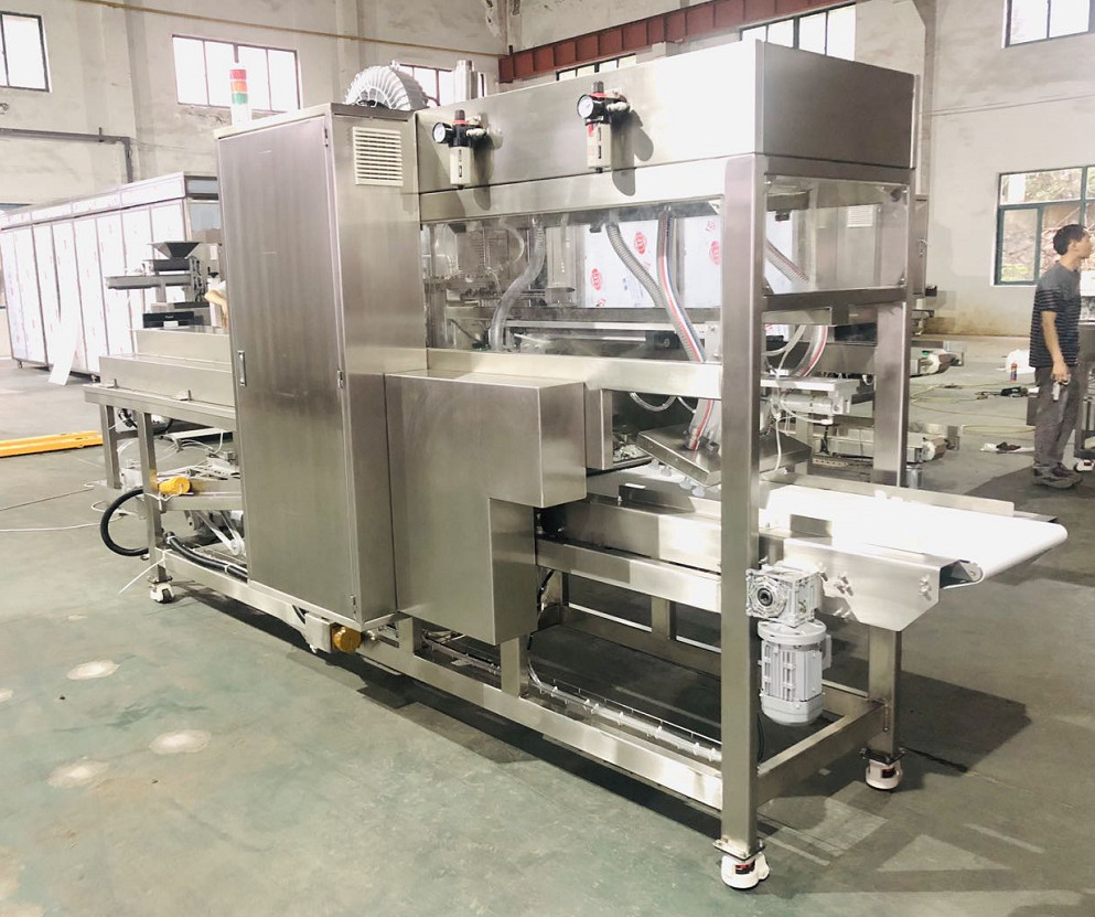 2. Mixture & 2 colors Ice cream Stick chocolate line