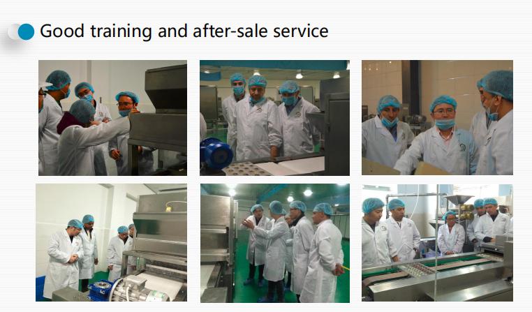 一勺更多的馅料巧克力线 & 加工