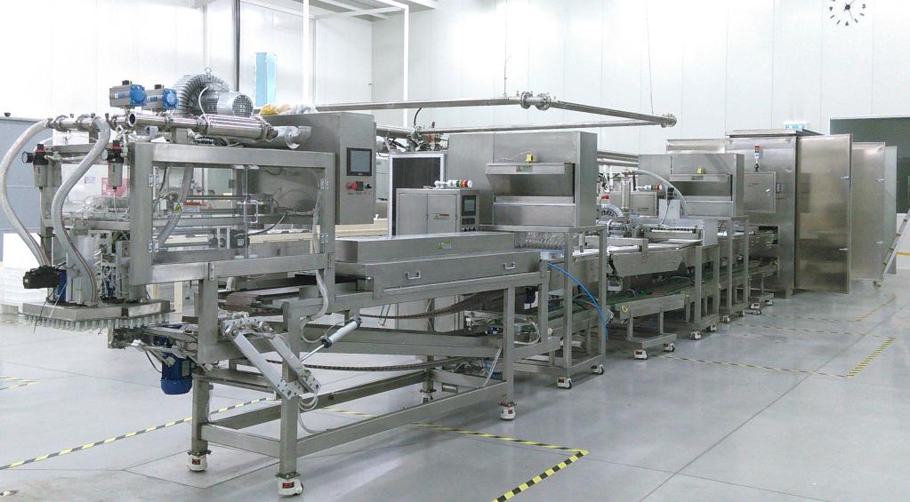 One Shot more fillings chocolate line & TRAYING