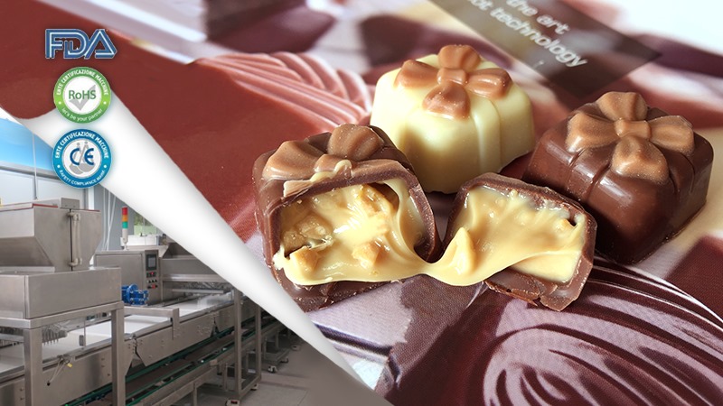 MIXTURE FILLING chocolate shell molding line(MF-SM)