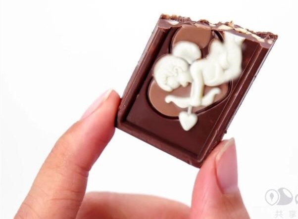 2. Mixture & 2 colors Ice cream Stick chocolate line