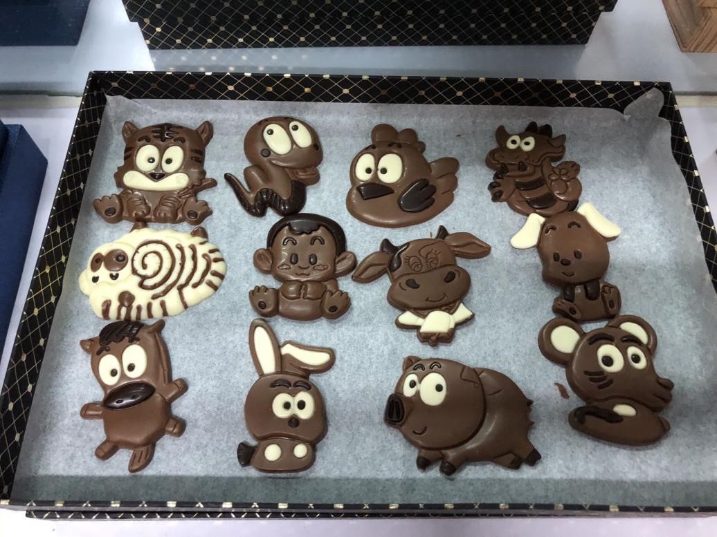 2. Mixture & 2 colors Ice cream Stick chocolate line