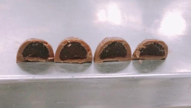 One Shot more fillings chocolate line & TRAYING