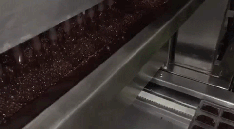 FILLING & Biscuit chocolate shell molding line