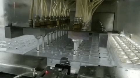 MIXTURE FILLING chocolate shell molding line