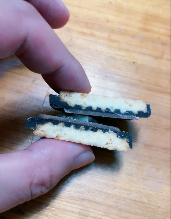 One Shot Caramel filling chocolate line